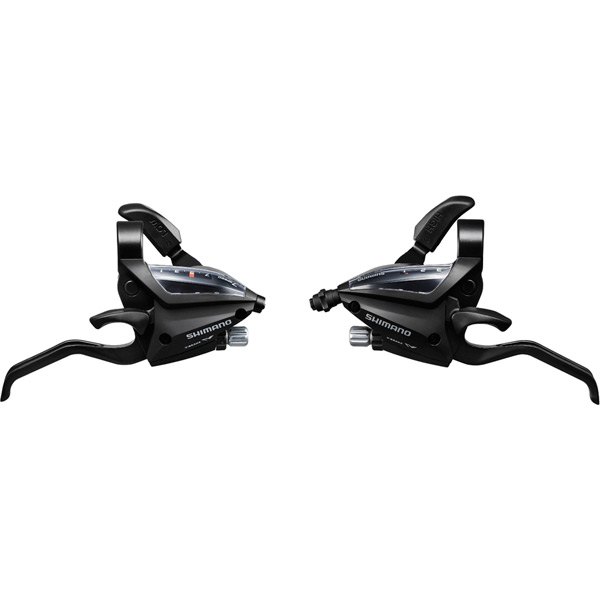 STI LVR STEF500 7spd 2f Set BK Black 7-speed triple