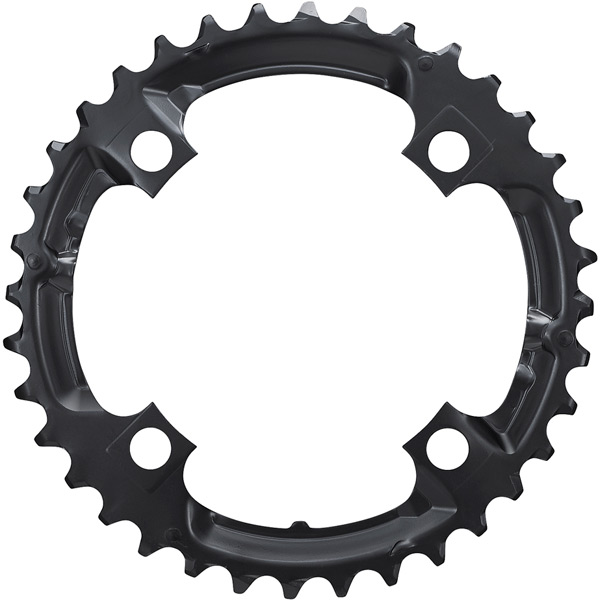 Shimano C/RING FCT4010/FCM590 9spd Tpl Mdl 36T Black 36 teeth