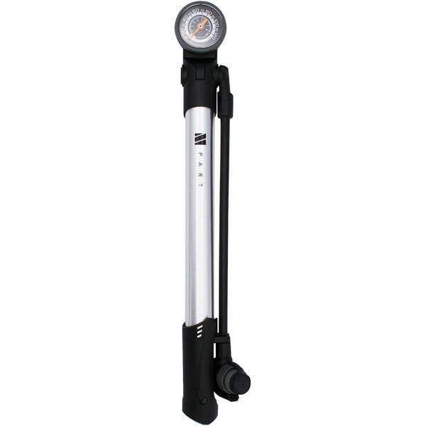 PUMP: M:P Mini Floor W/ Gauge Silver one size