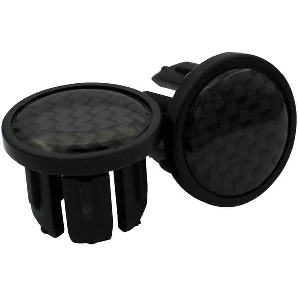 PART M:P C/Fibre Look Bar End Plugs Carbon one size
