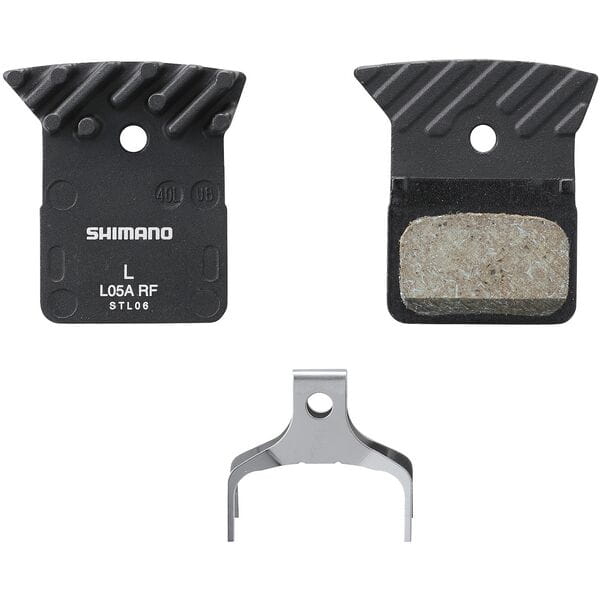 BRBX L05A Resin Pad Alloy Back W/ Fin Black one size