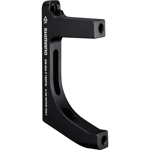 ADAPTER Flat Fork To Post For 160mm Black f post to flat 160 mm