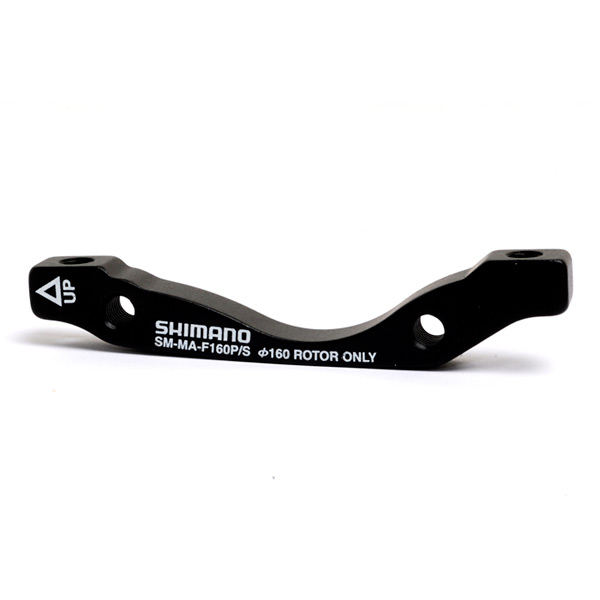 ADAPTER I/Std Fork To Post For 160mm Black f is 160mm