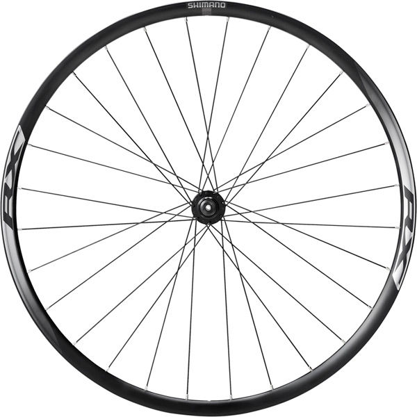WHEL RX010 CL disc Q/R FR BK Black Front 700C - Clincher 24 mm deep rim QR axle
