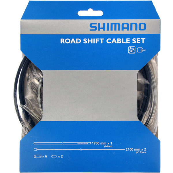 CABLE Road Gear Set Steel/SIS BK Black one size