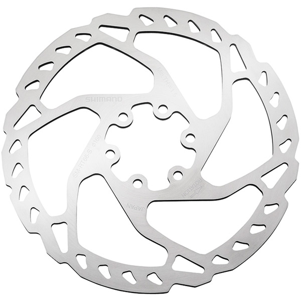 Shimano ROTOR SMRT66 6 Bolt 203mm Black 6-bolt - 203 mm