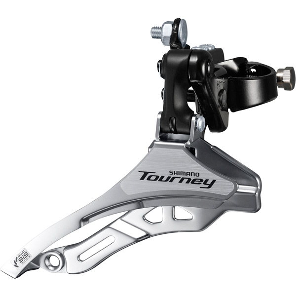 FR MECH Tourney FDTY300 Con DP 31. 8 Silver/ Black 31.8 mm - down pull - conv. for 42t