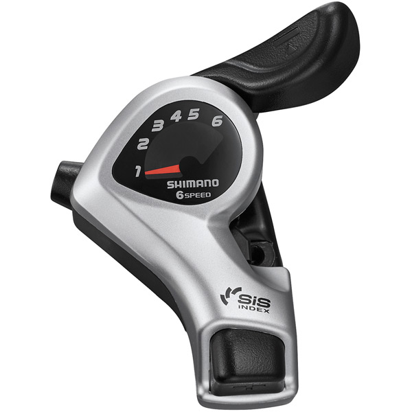 SHIFT LVR TX50 6 Spd SIS Silver 6-speed pair