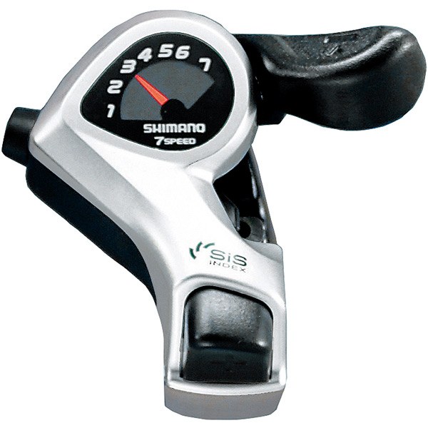 SHIFT LVR TX50 7 Spd SIS Silver 7-speed pair
