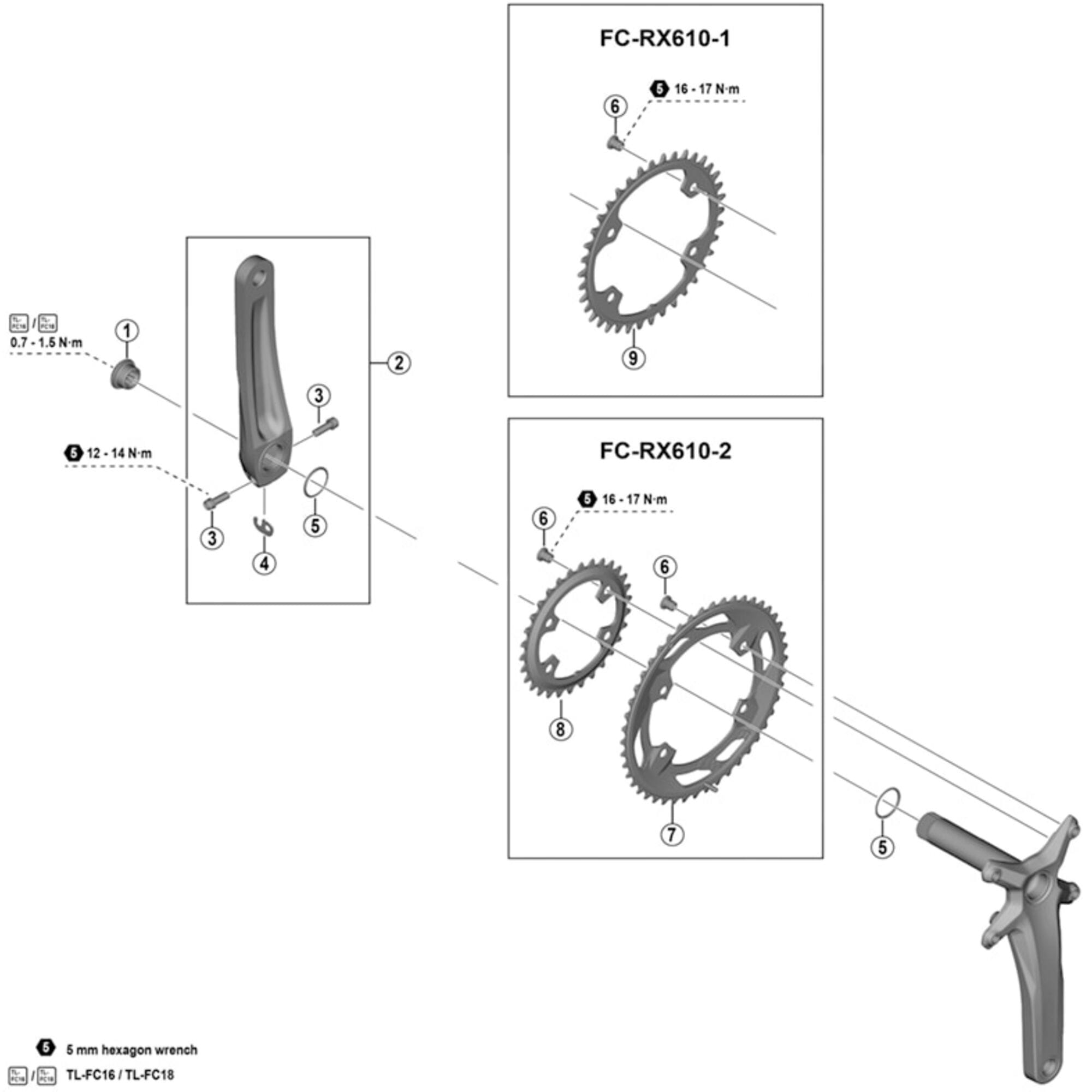 SPRE FCM582 C/Arm Bolt Black one size