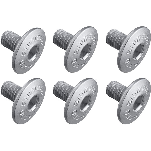SPRE Cleat Fixing Bolt M5x8mm PK6 Silver uni-size