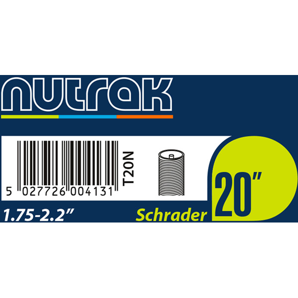 TUBE Nutrak 20x1.75-2.125 Sch Black 20 x 1.75 - 2.125 inches schrader