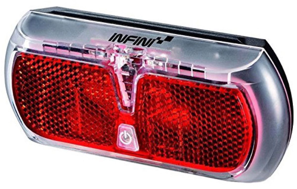 Rear Light Infini Apollo Dynamo 6V Black/ Red one size
