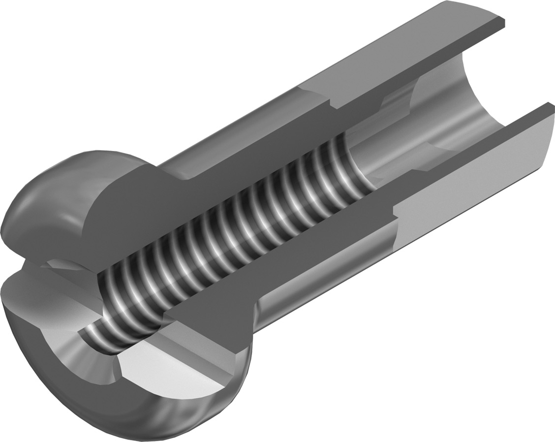 NIPPLES DT 2x16mm ProLck Brass SR x100