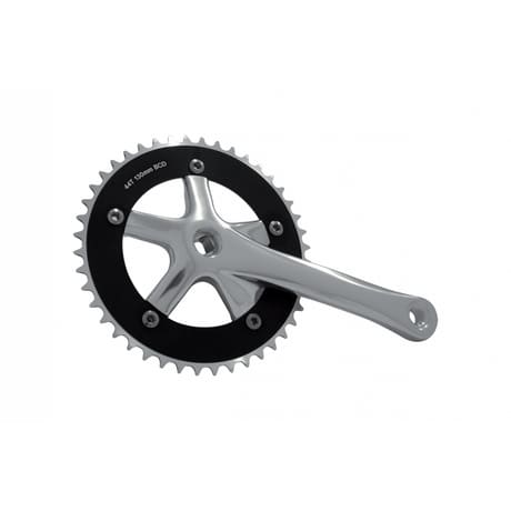 System-Ex Crankset Polished 170mm 130 bcd