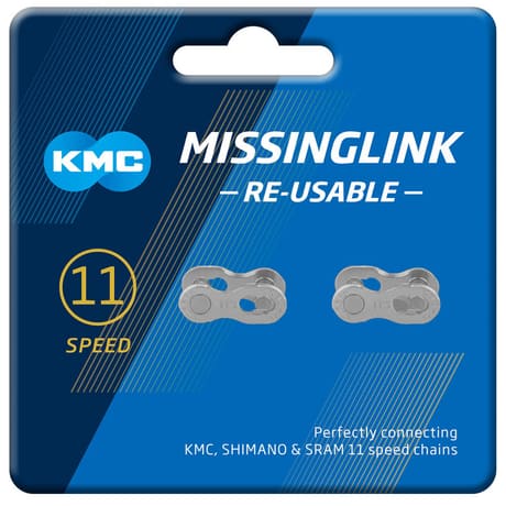 Kmc MissingLink 11X Joining Links Silver reuseable
