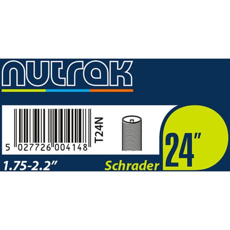 TUBE Nutrak 24x1.75-2.125 Sch Black 24 x 1.75 - 2.125 inches schrader