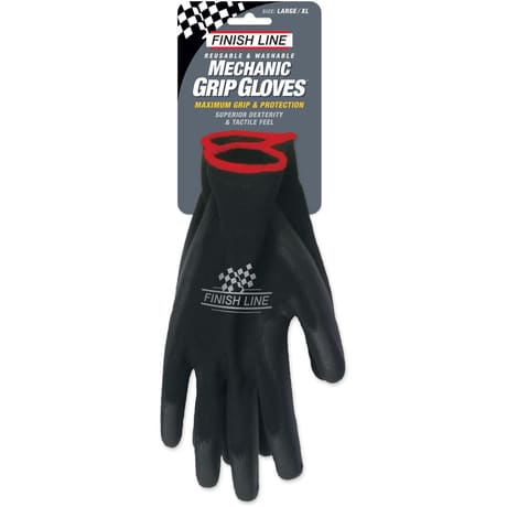 Finish Line Gloves FL Mechanic Grip glv Lg/XL, Pair