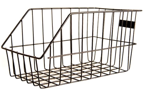 Adie Large Rear Mesh Basket - Black