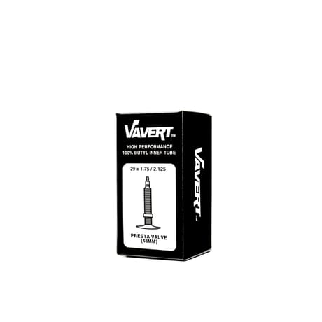 VAVERT Inner Tube 29x1.75/2.125 Presta Valve (48mm): 29X1.75/2. 125 BLACK 29x1.75/2.125