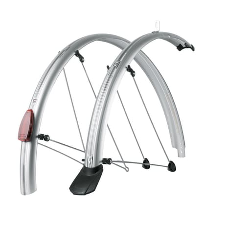 SKS CHROMOPLASTICS MUDGUARD SET 700C P35 SILVER 35MM 28