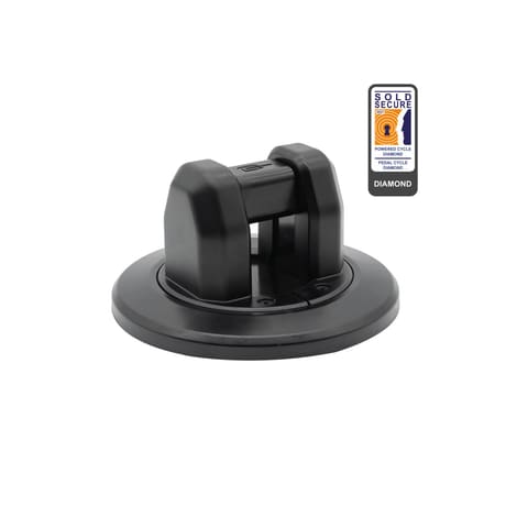 Hiplok A1000 Wall & Ground Anchor: Black