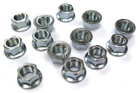 Flanged 10mm Wheel Nut