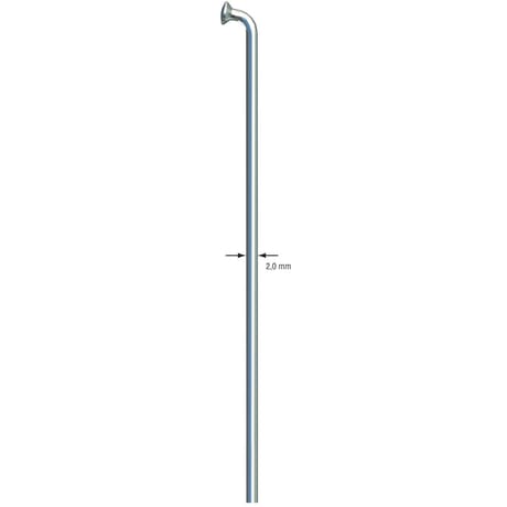 Sapim Leader 13G Silver Uncut J-Bend (Box of 500)