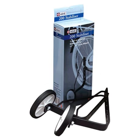 Weldtite Adie 200 Stabilisers (Fits 11-20 Wheels) Grey NO Size