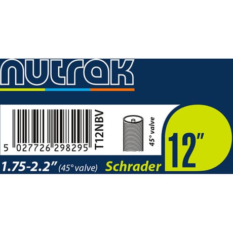 TUBE Nutrak 12 X 1.75 45DGRE Black 12 x 1.75 - 2.125 inches