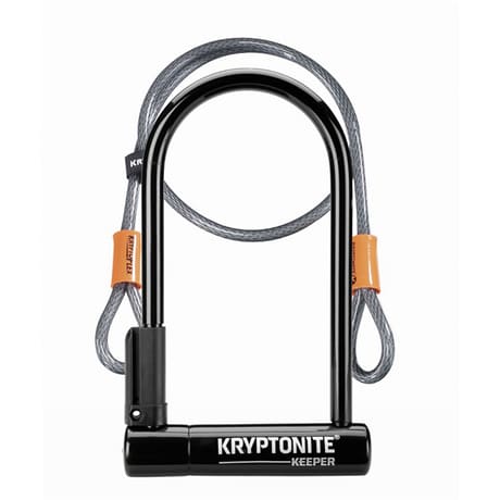 Kryptonite LOCK Keeper 12 /Flex Twinpack Black standard with 4 ft kryptoflex