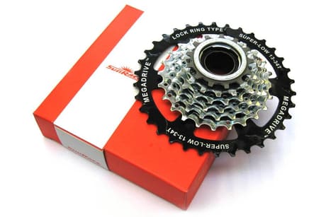 Sunrace 7 Speed Freewheel - MegaRange - 13/34T