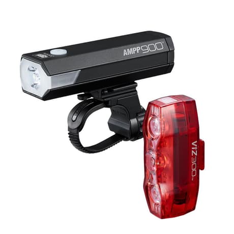 CatEye Ampp 900 / Viz 300 Bike Light Set: USB-C
