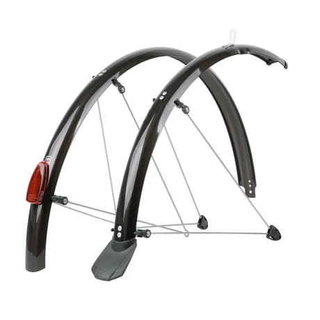 SKS CHROMOPLASTICS MUDGUARD SET 700C P45/P50 BLACK 45MM 28